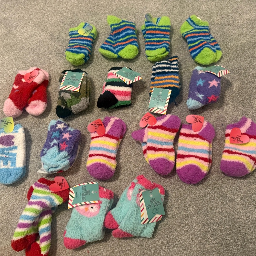 Kids fuzzy socks